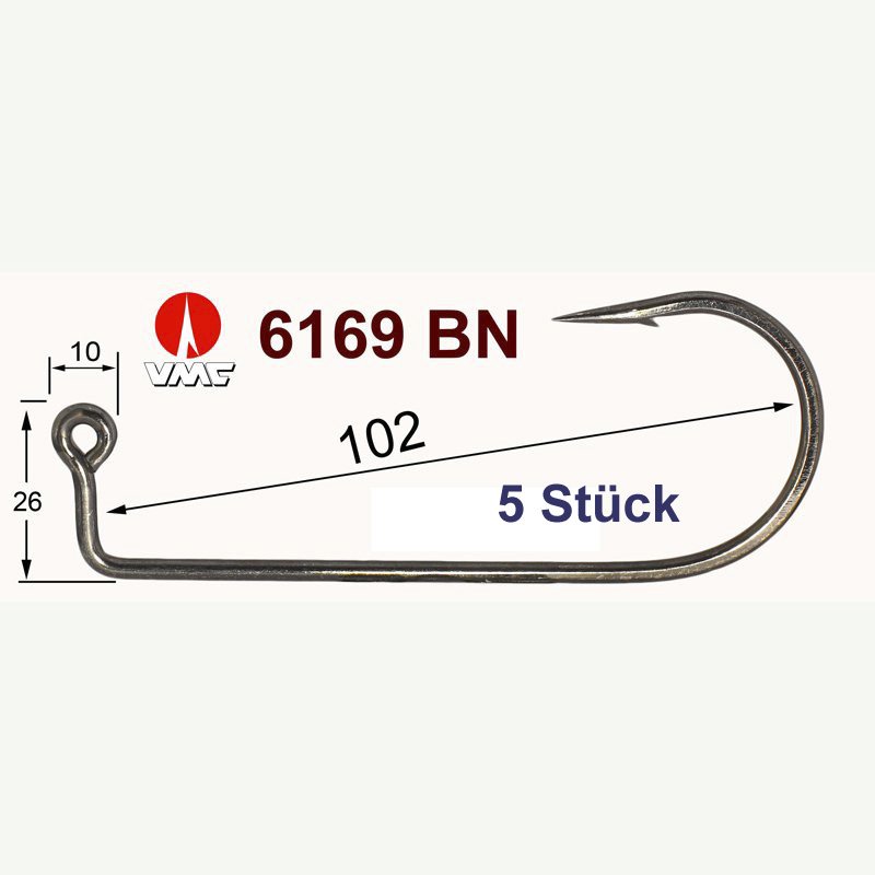 JIGOVÉ HÁČIKY VMC 6169-90°