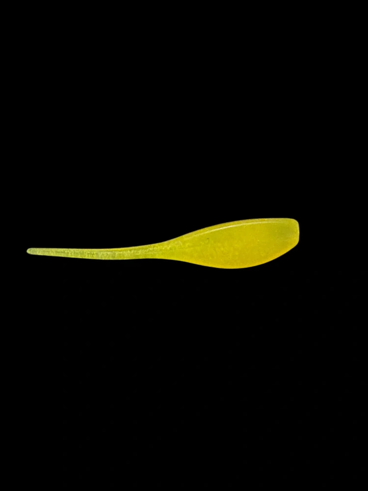 BABY SHAD TROUT LEMON GREEN MICRO GLITTER 2,5" (6,35CM) 10KS