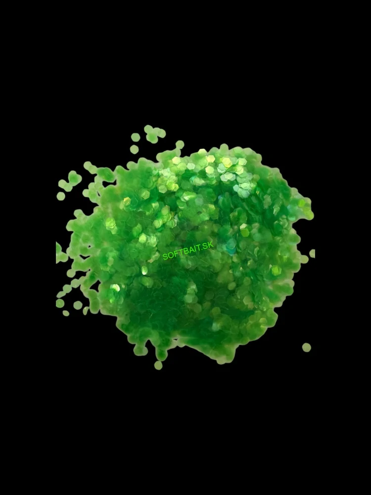 RyvaLures glitter fluo green 20g - 3,0mm