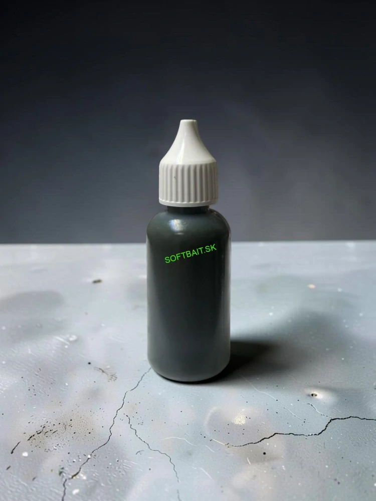 RyvaLures tekutá farba do plastisolu - Motor Oil 30ml