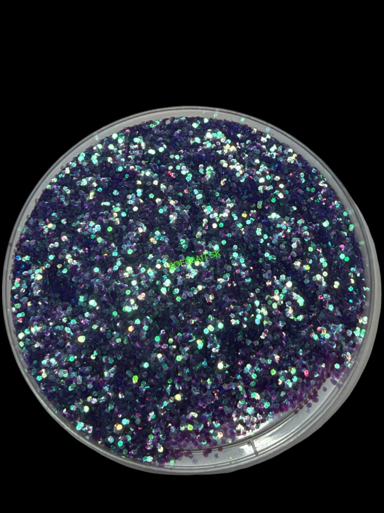 RyvaLures Glitter Iridescent Violet 1,0mm – 20g