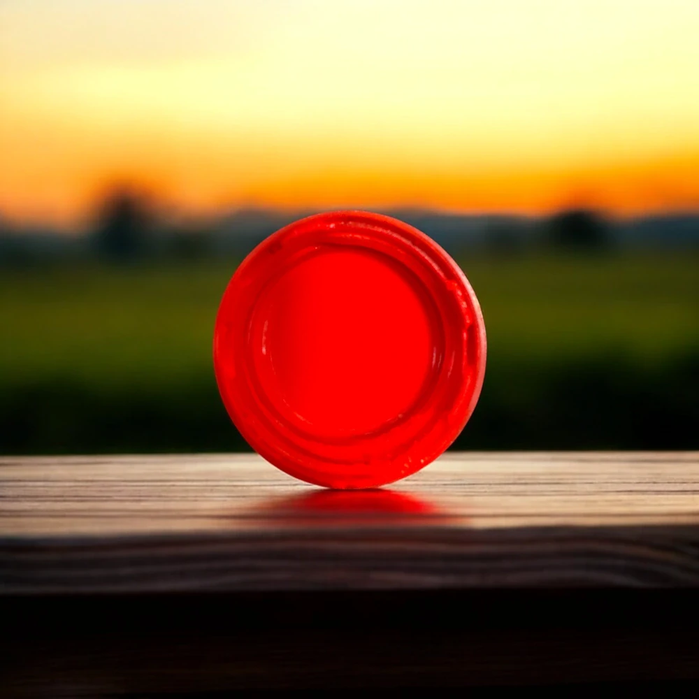 RYVALURES PLASTISOL COLOR FLUO UV JAPANESE RED 30ML.