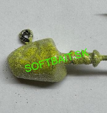 GUMOVÁ FARBA NA JIGOVÉ HLAVIČKY YS 3V1 YELLOW SILVER 80G