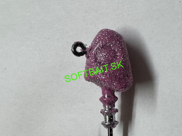 GUMOVÁ FARBA NA JIGOVÉ HLAVIČKY YS 3V1 PINK SILVER HOLOGRAFIC 80G