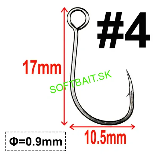 KUMHO JEDNOHÁČIK NA WOBLERY A PLANDAVKY VEL.4-10KS