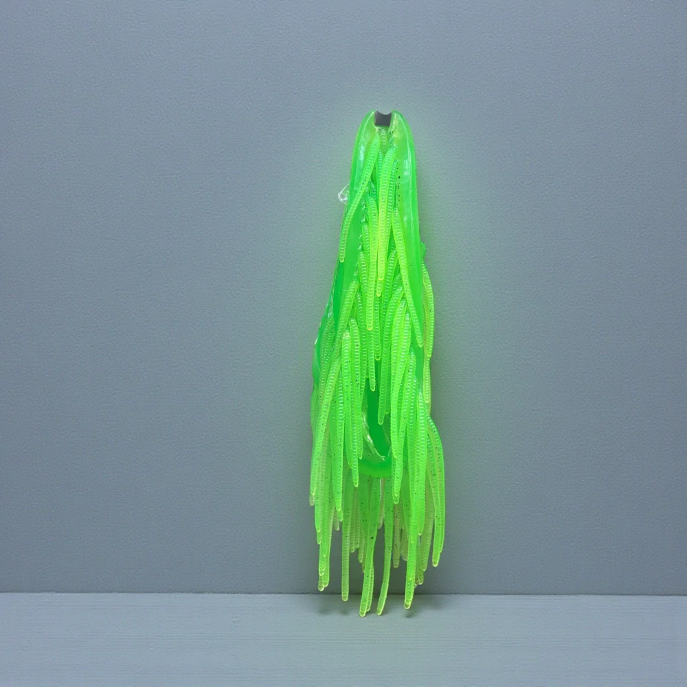 RYVALURES - TROUT WORM 2,8" (7cm) FLUO GREEN 20KS