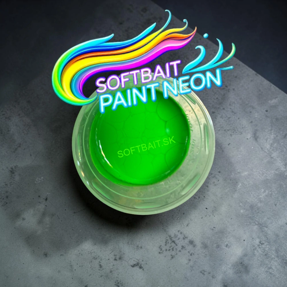 RYVALURES-SOFTBAIT PAINT NEON GREEN 30ML.
