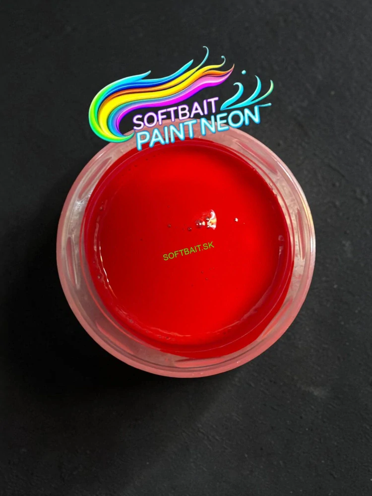RYVALURES-SOFTBAIT PAINT NEON UV RED BRILLANT 30ML.