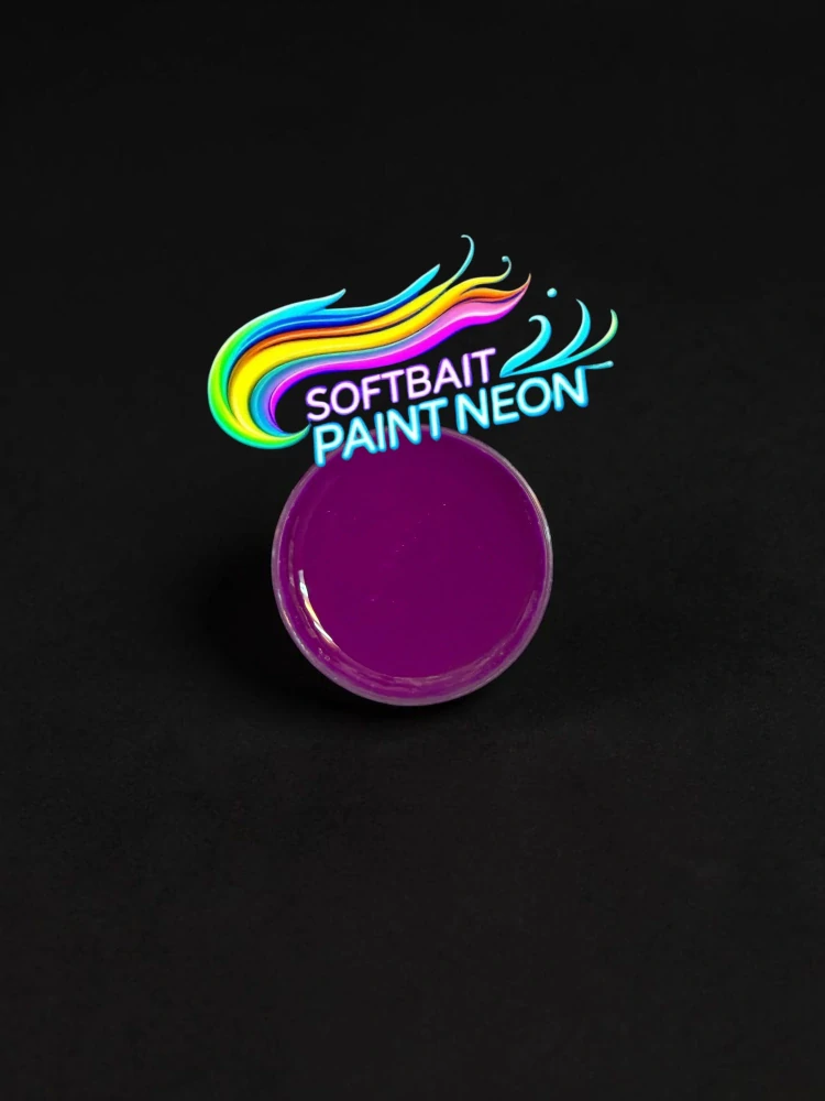 RYVALURES-SOFTBAIT PAINT NEON UV PURPLE 30ML.