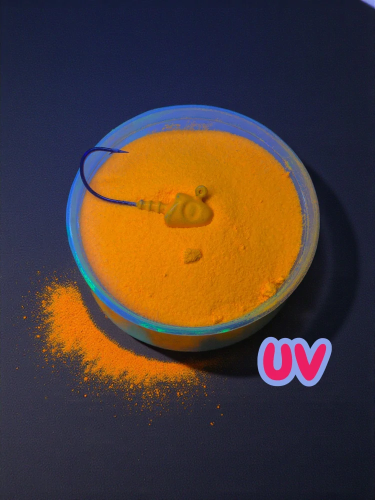 GUMOVÁ FARBA NA JIGOVÉ HLAVIČKY FLUO ORANGE 80G