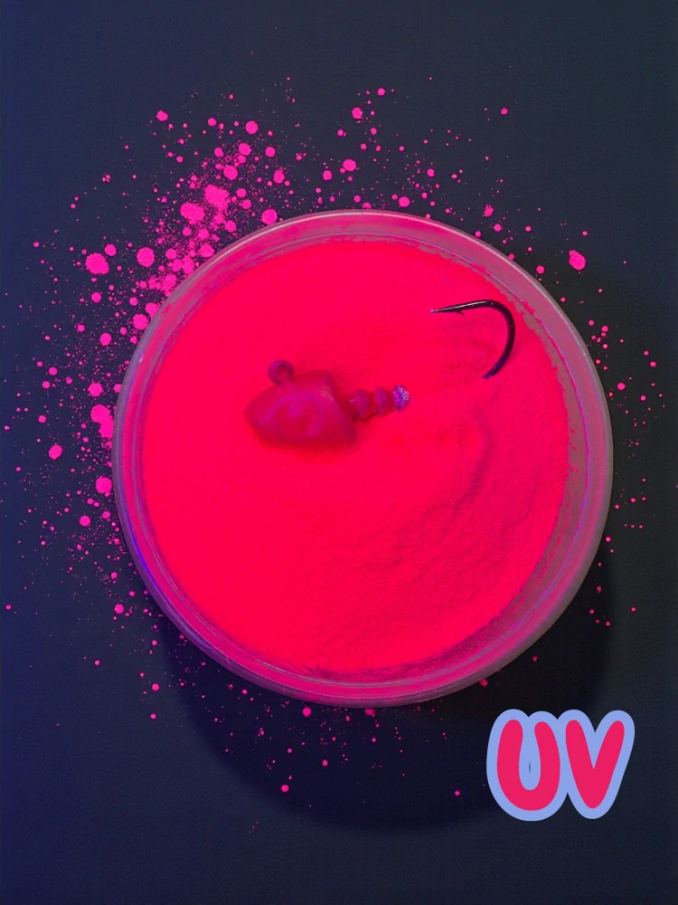 GUMOVÁ FARBA NA JIGOVÉ HLAVIČKY FLUO MAGENTA 80G