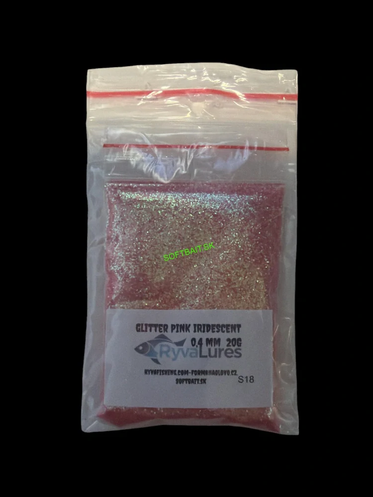 RyvaLures glitter Pink Iridescent 20g - 0,4mm