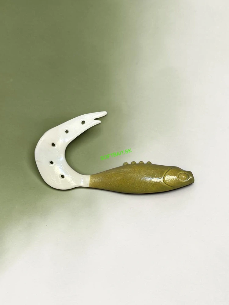 RyvaLures Softbait Paint – Green Pumpkin Gloss 30ml