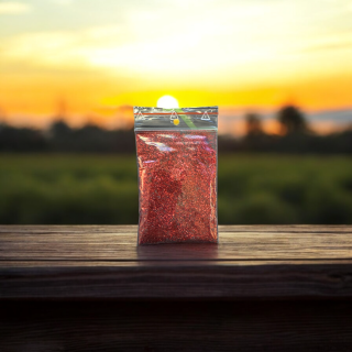 RYVALURES-GLITER RED 0,4MM-20G