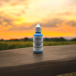 FARBA DO TEKUTEJ GUMY FLUO UV BLUE 30ML.