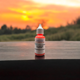 RYVALURES PLASTISOL COLOR FLUO UV JAPANESE RED 30ML.