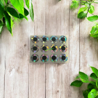 2D OČI SILVER 8MM-20KS 