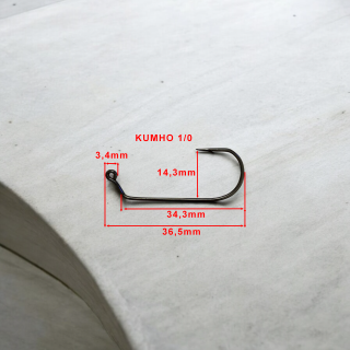 KUMHO-JIGOVÝ HÁČIK 60° VEL.1/0-10KS