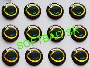 SAMOLEPIACE 3D OČI FROG-8MM 20KS