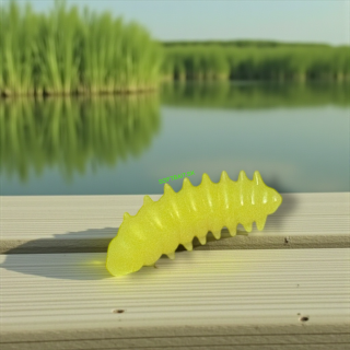 RYVALURES-WORM FLUO YELLOW HADRÁK - 10KS