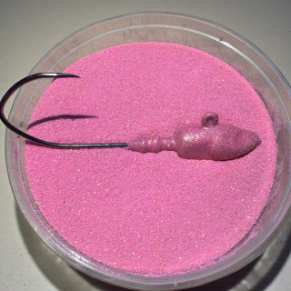 RYVALURES-GUMOVÁ FARBA NA JIGOVÉ HLAVY PINK COOPER 80G