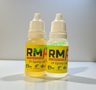 RMP - HIGH BUILD ROD FINISH-LAK NA VIAZANIE OČIEK 2X10ML+2 ŠTETCOV GRÁTIS