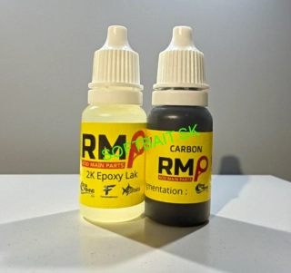 RMP - HIGH BUILD ROD FINISH CARBON-LAK NA VIAZANIE OČIEK 2X10ML+2 ŠTETCOV GRÁTIS