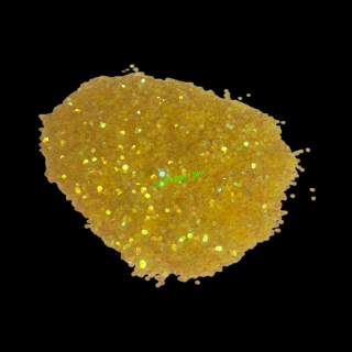 Rybárske žiaruvzdorné glitre 1,0mm - Iridescent Yellow (20g)